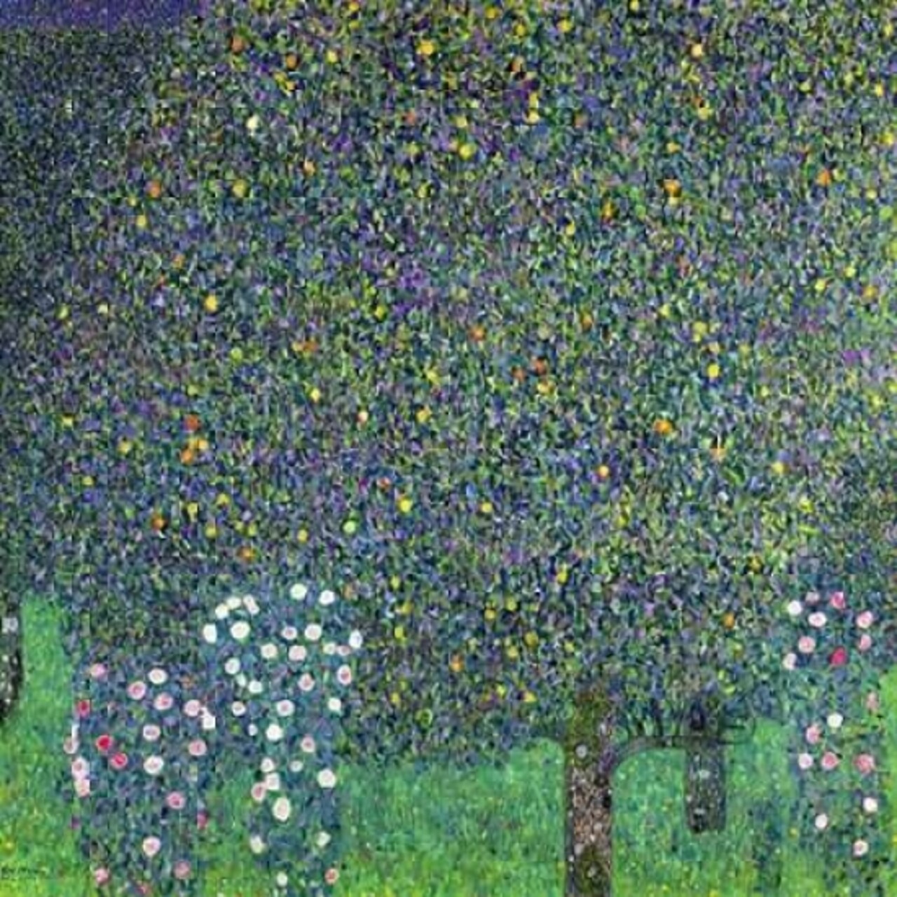 Roses under the Trees Poster Print by Gustav Klimt - Item # VARPDX1GK131